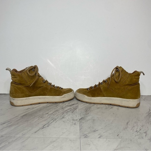 Marc Fisher Mally High Top Tan Suede Sneaker 8 1/2 - Picture 5 of 14